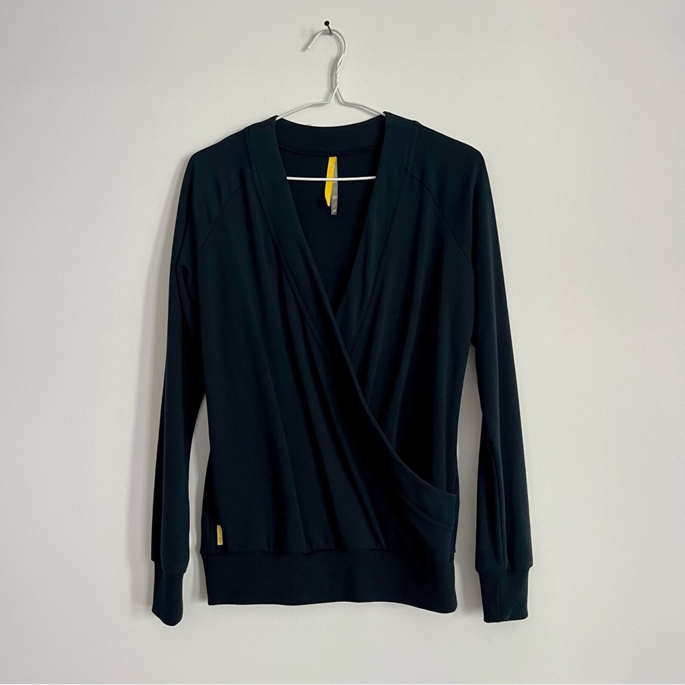 Lole wrap front sweater